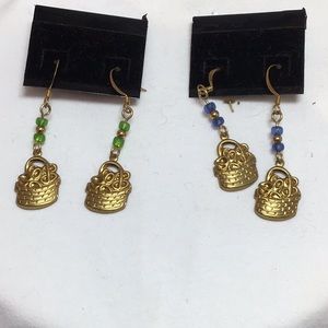 Basket earrings